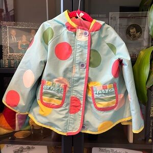 Matilda Jane toddler rain jacket size 4 EUC